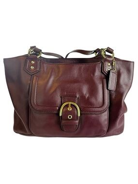 COACH Burgundy with Buckle Accent NWT vintage inspired, y2k Shoulder bag